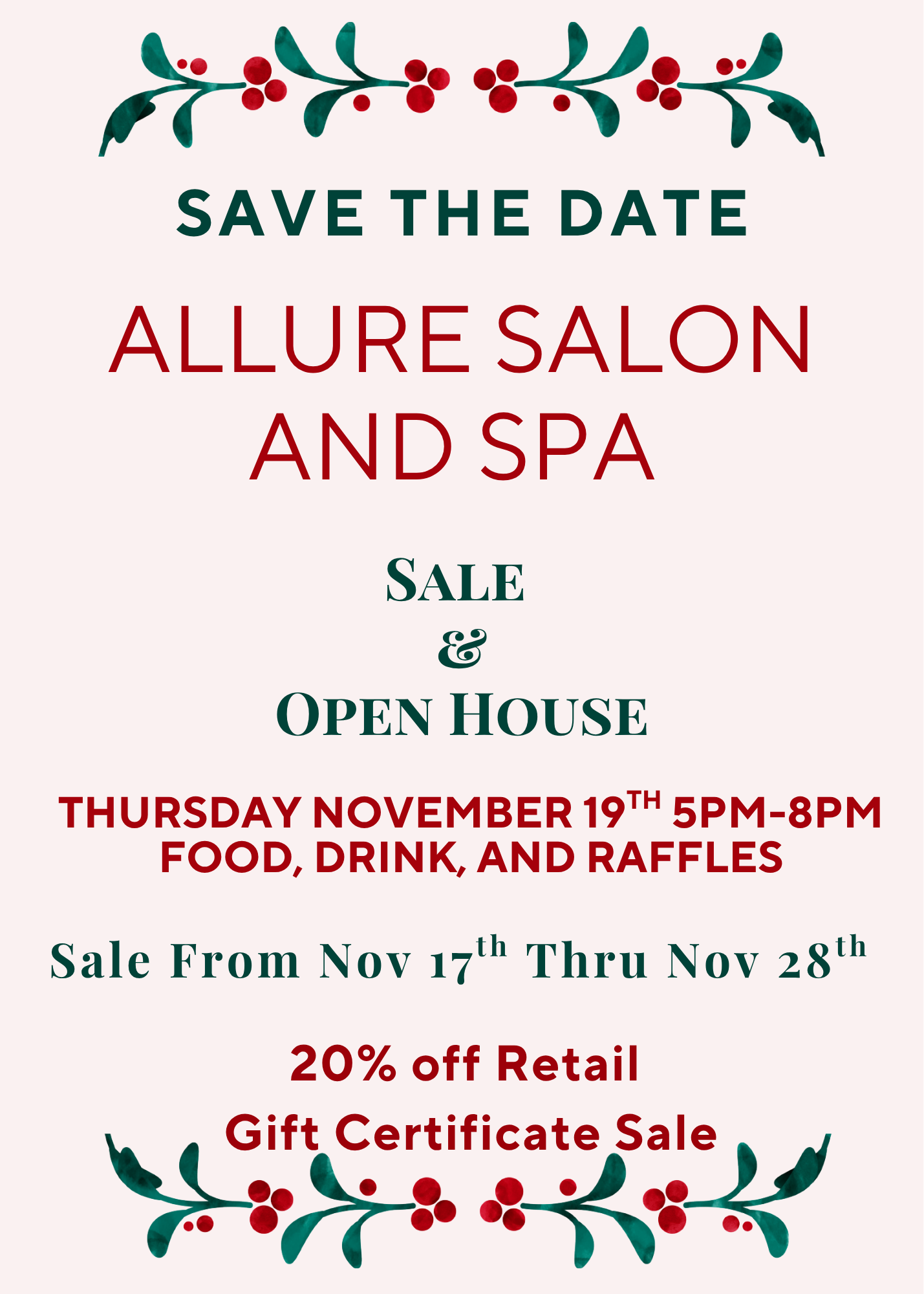 Red and Green Festive Holiday Corporate Party Invitation (4)